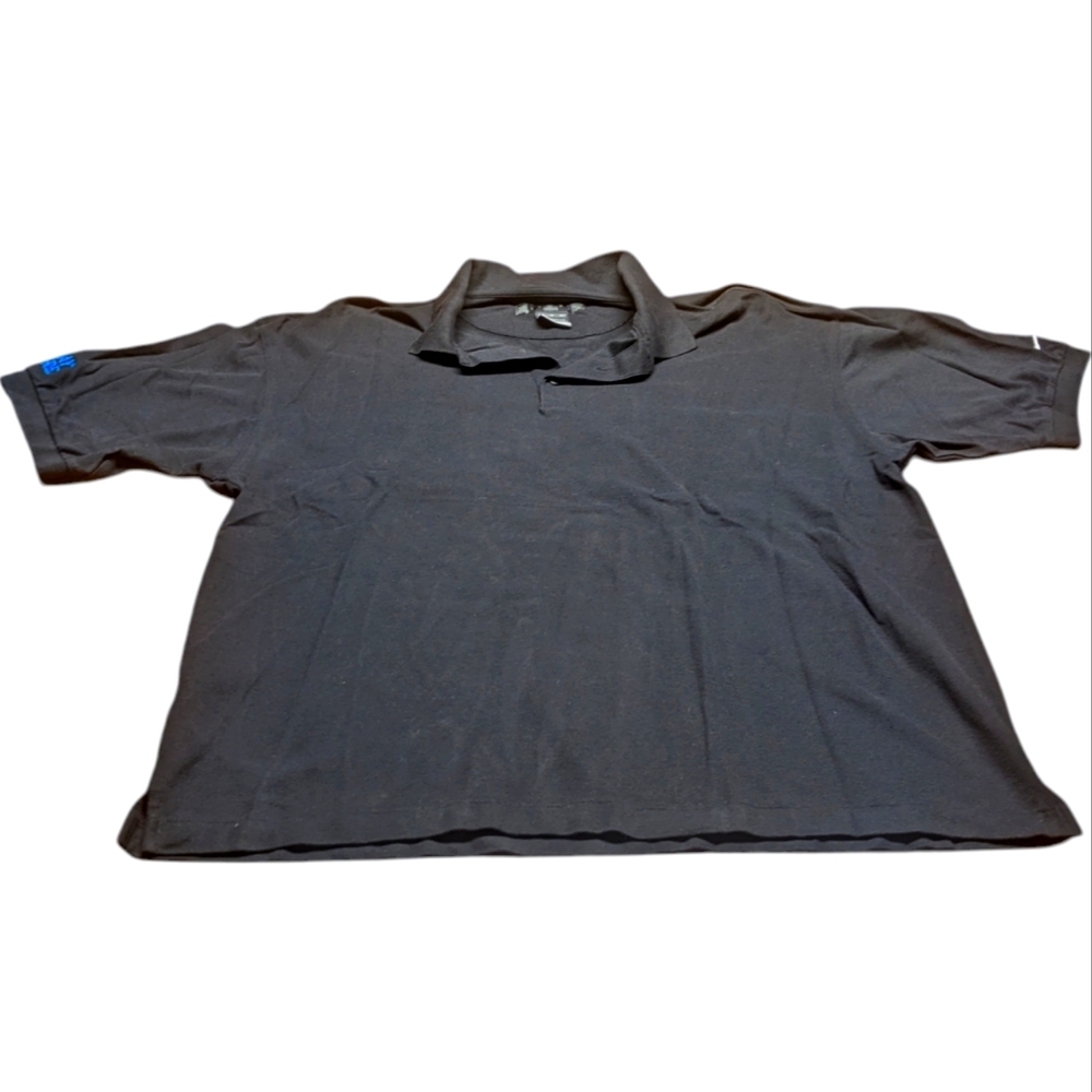 Men's XL Black Nike Golf Dri Fit Bombay Sapphire Short Sleeve Polo Shirt